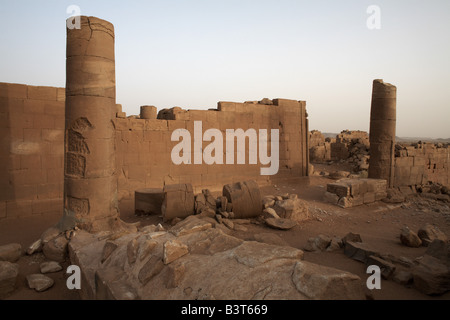 Tempio 100 nel grande contenitore a Musawwarat es Sufra, Sudan, Africa Foto Stock