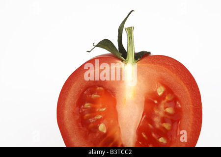 Il pomodoro Sezione trasversale Foto Stock