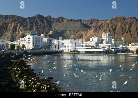 Oman, Muscat Mutrah. Mutrah Port / Muscat Area portuale Foto Stock