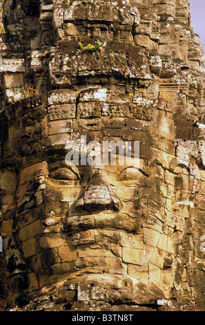 Asia, Cambogia Siem Reap. Porta Sud per il Bayon. Foto Stock