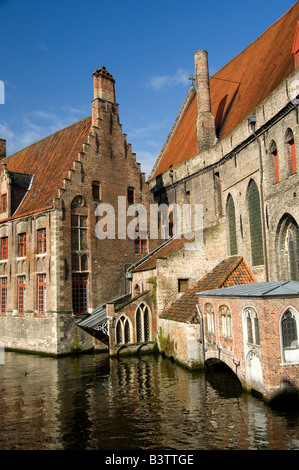 L'Europa, Belgio, Brugge (aka Brug o Bruge). Storica Brugge, UNESCO sito Heritige. Foto Stock