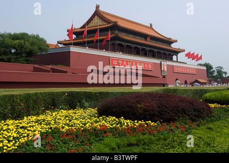 Pechino Città Proibita Tiannamen Square Foto Stock