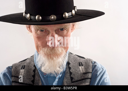 79 enne ex-attore/cancer survivor/cowboy Foto Stock