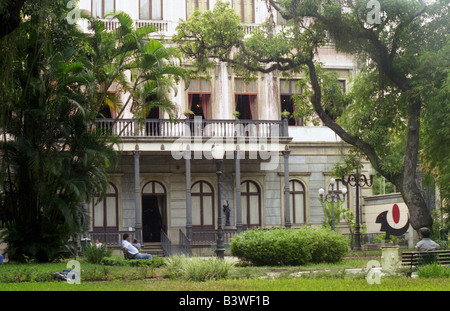 Rio de Janeiro, Brasile. Il pal·cio Catete non era la residenza ufficiale dei presidenti brasiliano da 1897-1960 Foto Stock