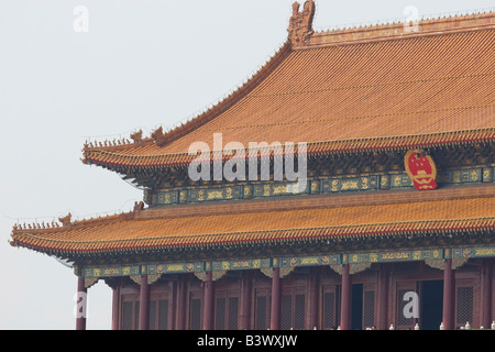 Pechino Città Proibita Tiannamen Square Foto Stock