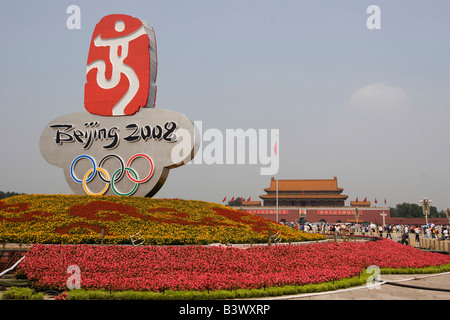 Pechino Città Proibita Tiannamen Square Foto Stock