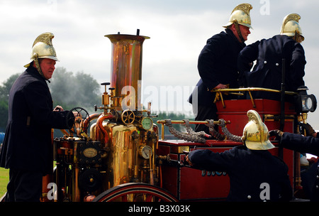 Il vapore motore Fire Foto Stock