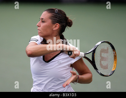 Tennis pro Flavia PENNETTA (ITA) in azione a US Open Foto Stock