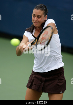 Tennis pro Flavia PENNETTA (ITA) in azione a US Open Foto Stock