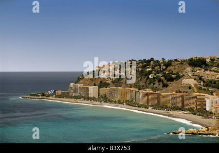 Resort città di Almunecar a Costa Tropicale Andalusia provincia di Granada Spagna Foto Stock