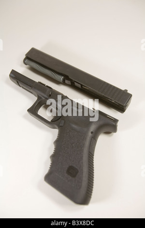 Glock modello 22 .40 pistola calibro in pezzi. Foto Stock