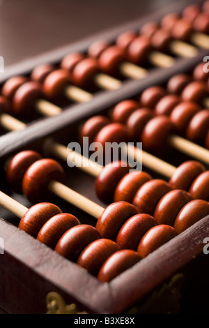 Close-Up di Abacus Foto Stock