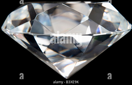 Close-Up di perfetto diamante Foto Stock