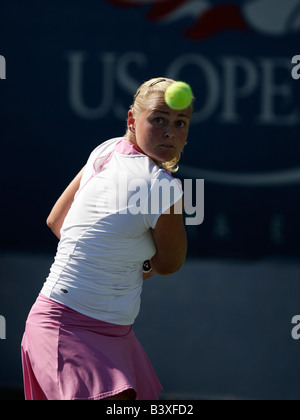 Tennis pro Anna-Lena Groenefeld (GER) in azione a US Open Foto Stock