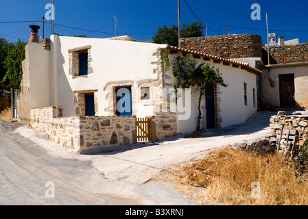 Casa vrouchas vicino a Elounda Creta Grecia Foto Stock