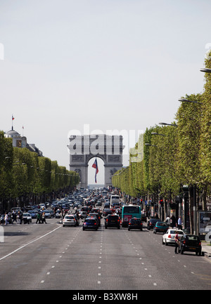 Arc de Triomphe Paris Foto Stock