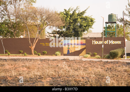 Casa di Mosè Lusaka Zambia Africa Foto Stock