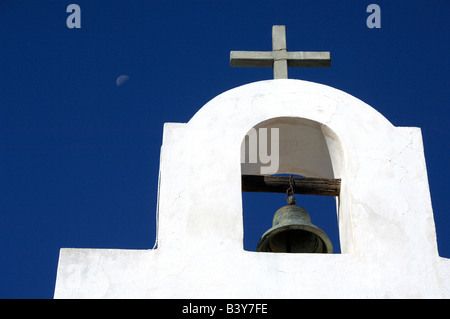 Stati Uniti d'America, Arizona, Tucson. La missione di San Xavier del Bac (aka Colomba Bianca del Deserto). Foto Stock