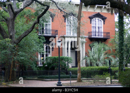 Stati Uniti d'America, Georgia, savana, quartiere storico, Williams Mercer House Foto Stock