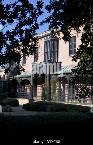 Stati Uniti d'America, Georgia, savana, quartiere storico, Green-Meldrin House, Madison Square Foto Stock