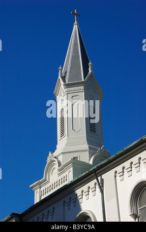 Stati Uniti d'America, Georgia, savana, quartiere storico, Luterana Chiesa dell'Ascensione, Wright Square Foto Stock