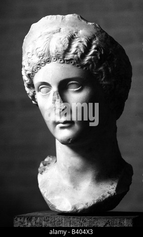 Agripina Il Giovane (Julia Agrippina), 6.11.15 - 59 d.C., imperatrice romana, madre di Nerone, ritratto, busto, marmo, Glyptothek Monaco, , Foto Stock