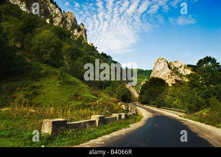 Cernei montagne, vicino a Baile Herculane, Romania Foto Stock