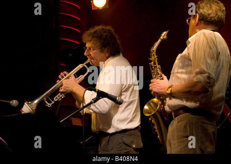 Musica jazz dal vivo venue 'Musica Village' 50 rue des Pierres, inferiore della città di Bruxelles Belgio Foto Stock