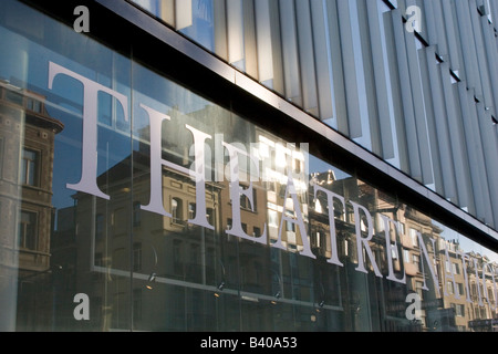 Teatro Nazionale, 111-115 Boulevard Emile Jacqmain, inferiore della città di Bruxelles Belgio Foto Stock