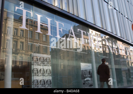 Teatro Nazionale, 111-115 Boulevard Emile Jacqmain, inferiore della città di Bruxelles Belgio Foto Stock