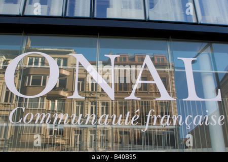 Teatro Nazionale, 111-115 Boulevard Emile Jacqmain, inferiore della città di Bruxelles Belgio Foto Stock