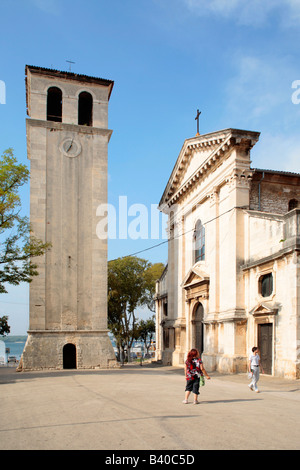 Cattedrale di Pula in Istria, Repubblica di Croazia, Europa orientale Foto Stock