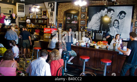 Sun Studio cafe Memphis Tennessee Foto Stock