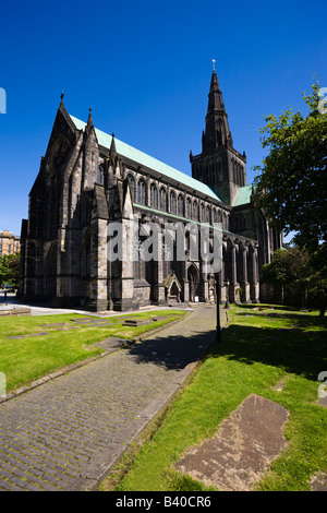 Cattedrale gotica a Glasgow Scozia Scotland Foto Stock