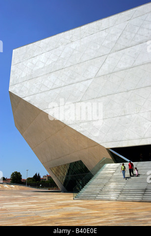 Casa da Música, grande sala concerti spazio nel Porto, Portogallo. Foto Stock