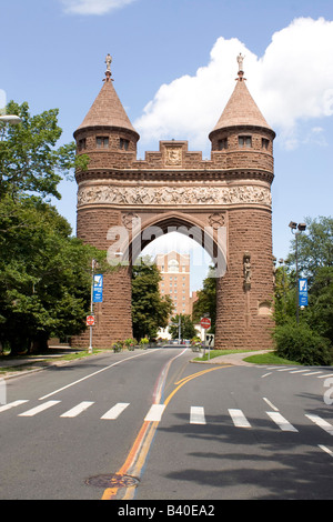 Hartford arenaria marinai soldati memorial arch situato in centro vicino al Bushnell Park di Hartford Connecticut Foto Stock