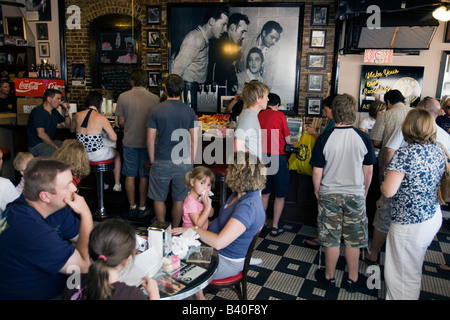 Sun Studio cafe Memphis Tennessee Foto Stock