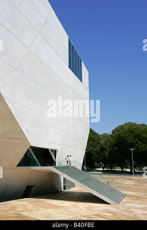 Casa da Música, grande sala concerti spazio nel Porto, Portogallo. Foto Stock