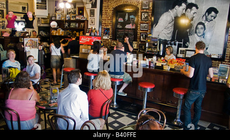 Sun Studio cafe Memphis Tennessee Foto Stock