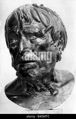 Seneca, Lucius Annaeus, 4. BC - 65 DC, filosofo e scrittore romano, ritratto, busto, Foto Stock