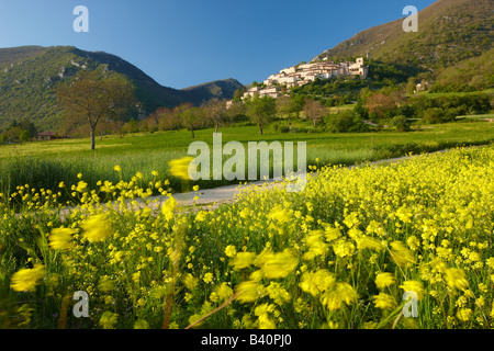 Il villaggio di Campi, Valnerina, Umbria, Italia Foto Stock