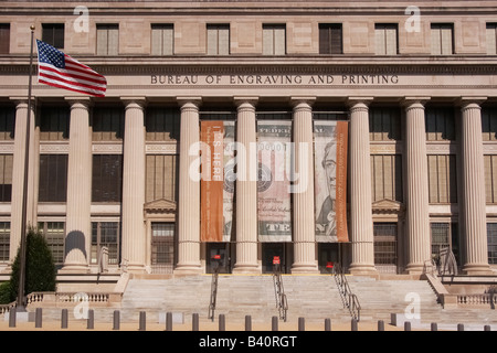 L'Ufficio di presidenza di incisione e la stampa a Washington DC Foto Stock