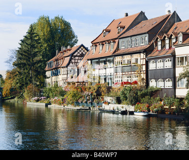 Little Venice, Bamberg, Alta Franconia, Baviera, Germania, Europa Foto Stock