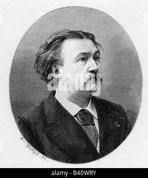 Dore, Gustave, 6.1.1832 - 23.1.1883, incisore francese, pittore, scultore, ritratto, incisione su legno, , artista del diritto d'autore non deve essere cancellata Foto Stock