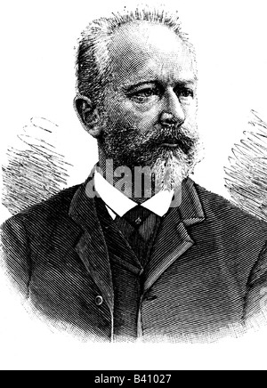 Tchaikovsky, Pyotr Ilyich, 7.5.1840 - 6.11.1893, , Foto Stock