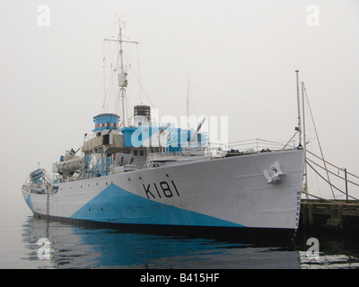 HMCS SACKVILLE è sul display di Halifax, Nova Scotia. Foto Stock