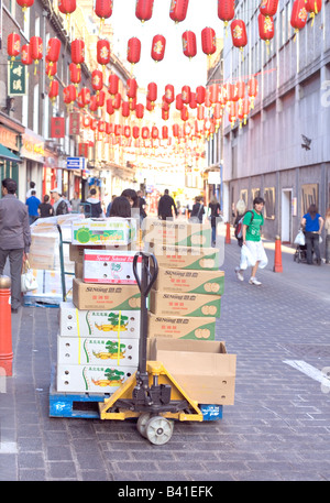 China Town, Londra, Inghilterra Foto Stock