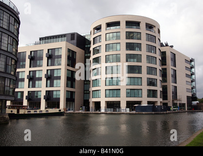 Re luogo in Kings Cross London nuova home page del quotidiano Guardian e la nuova sala concerti Apertura Ottobre 2008 Foto Stock