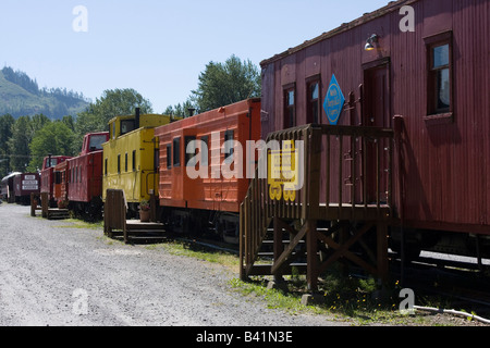 "Hobo Inn' Mount Rainier Railroad pranzo treno società Elba Washington WA USA Foto Stock