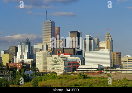 Una vista dell'edificio per uffici grattacieli di Toronto Canada skyline Foto Stock